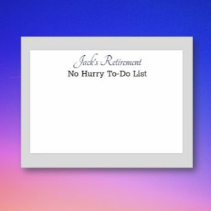 Notas Post-it® Post humorístico del personalizado Retiree