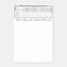 Notas Post-it® Post-it 1830 del censo FPPP