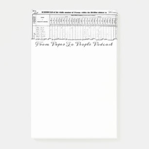 Notas Post-it® Post-it 1830 del censo FPPP