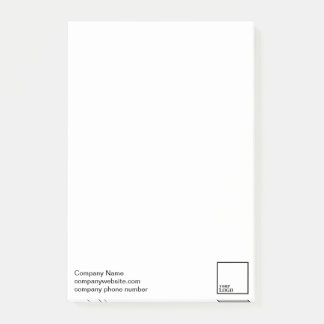 Notas Post-it® Post-it calificado promocional 3" x4 "