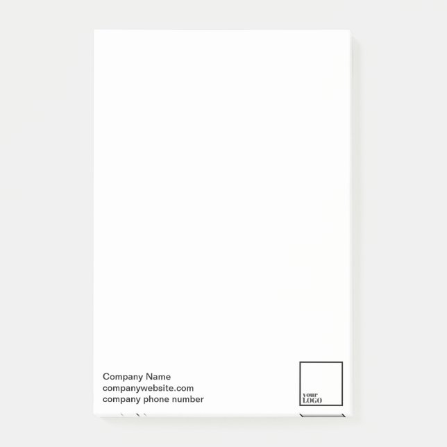Notas Post-it® Post-it calificado promocional 3" x4 " (Anverso)