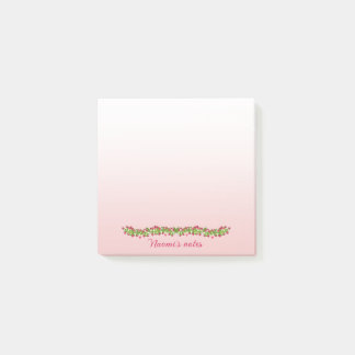 Notas Post-it® Post it carré framboise