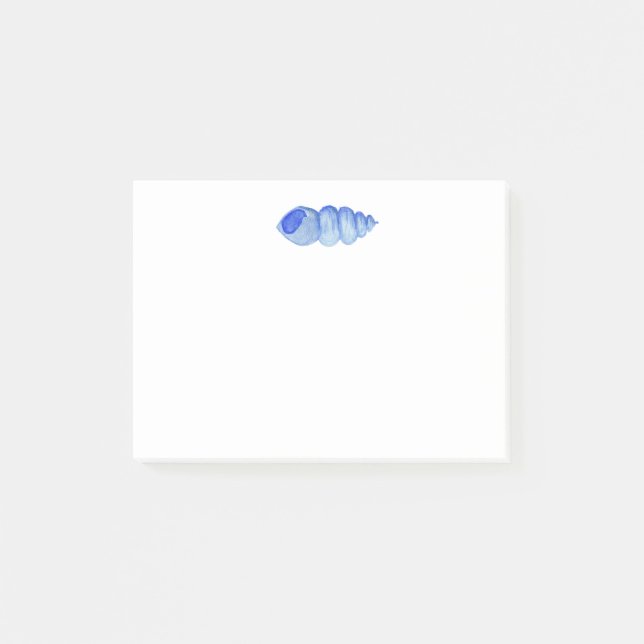 Notas Post-it® Post-it concha acuarela (Anverso)