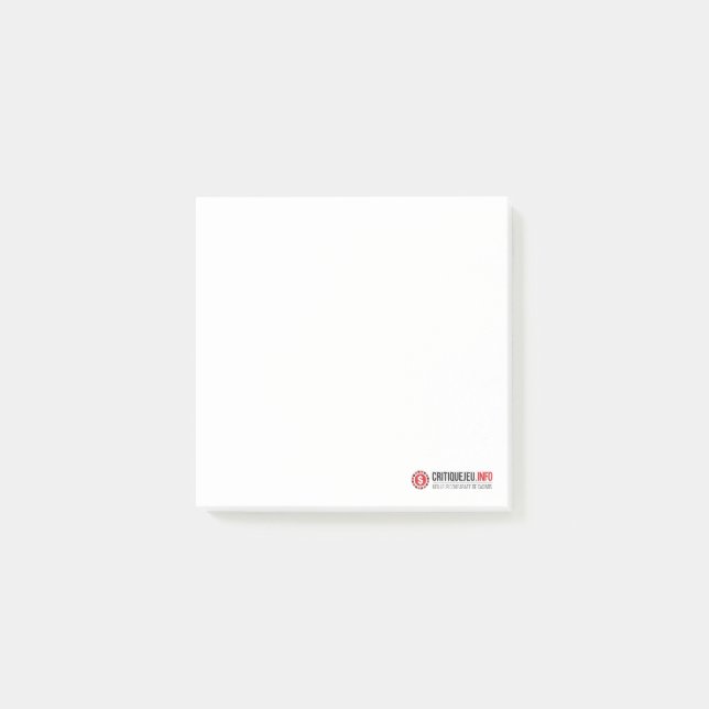 Notas Post-it® Post-it CritiqueJeu (Anverso)