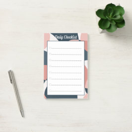 Notas Post-it® Post-it® Daily Checklist Minimaliste Moderne