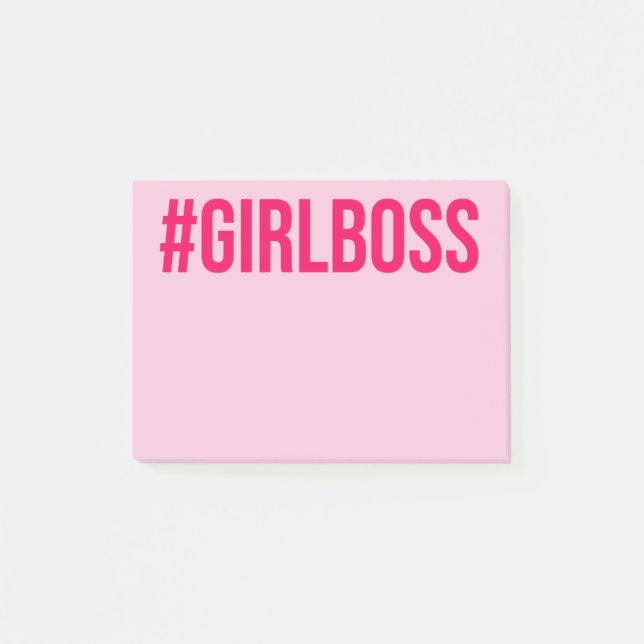 Notas Post-it® Post-it de Boss del chica (Anverso)