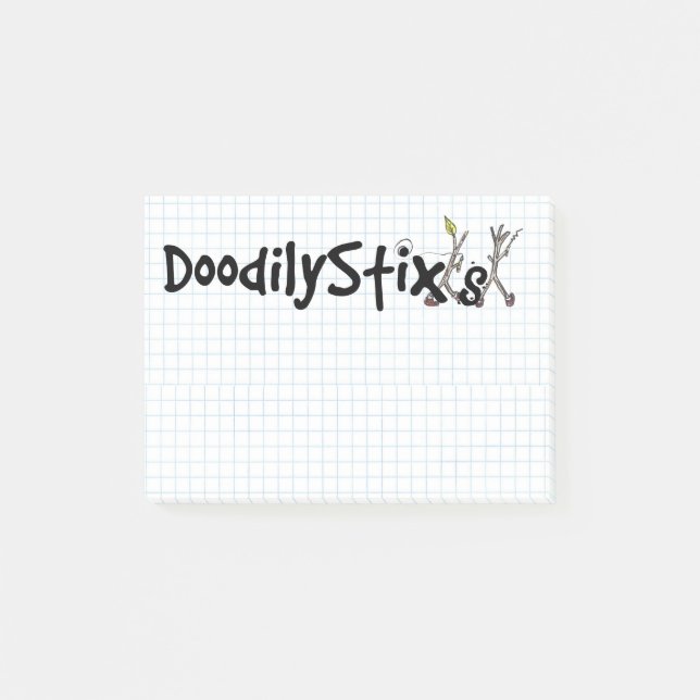 Notas Post-it® Post-it de DoodilyStix (Anverso)