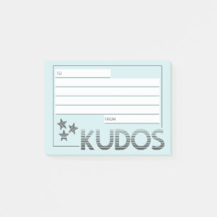 Notas Post-it® Post-it de encargo del reconocimiento del empleado