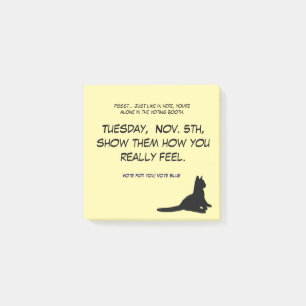 Notas Post-it® Post-it de gato amarillo