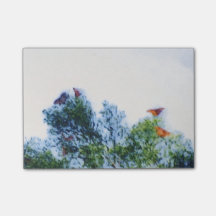 Post-it de las mariposas de monarca