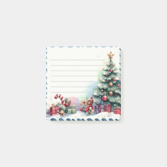 Notas Post-it® Post-it de Navidad (Anverso)