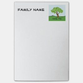 Notas Post-it® Post-it del árbol de familia