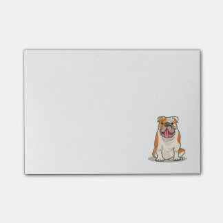 Notas Post-it® Post-it del bulldog
