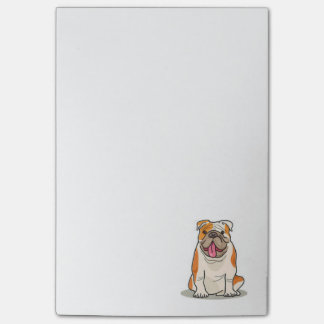 Notas Post-it® Post-it del bulldog