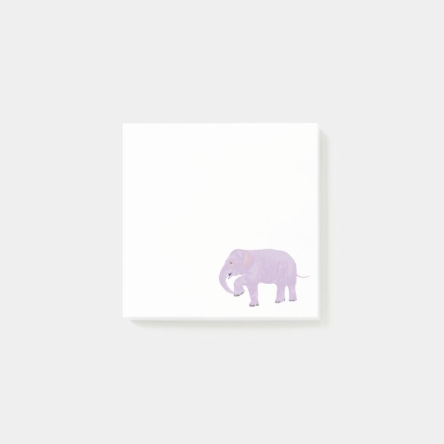 Notas Post-it® Post-it del elefante (Anverso)