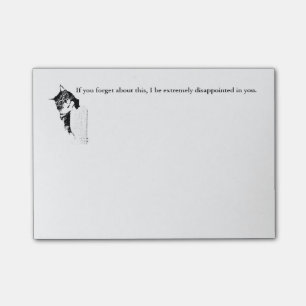 Notas Post-it® Post-it del gatito del inconformista