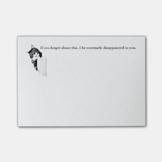 Notas Post-it® Post-it del gatito del inconformista