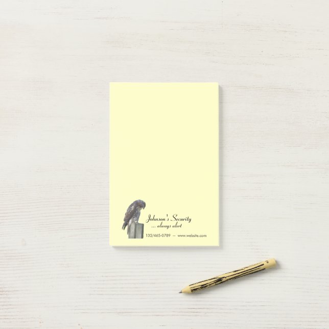 Notas Post-it® Post-it (lrg) - Falcon e información comercial (Escritorio)