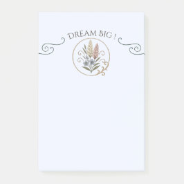 Notas Post-it® Post-it medium floral and sophisticated.