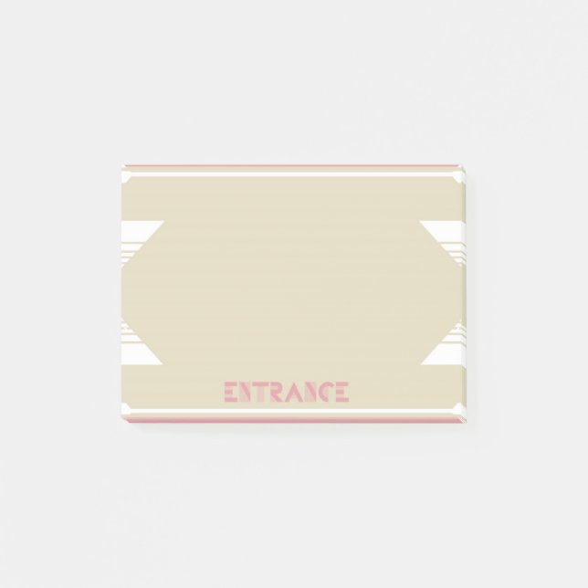 Notas Post-it® Post-it Memo [Art Deco] (Anverso)