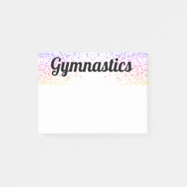 Notas Post-it® Post-it Notes 4x3 Estacionamiento de gimnasia colo