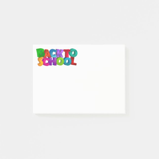 Notas Post-it® Post-it-Notes-Back to School (Anverso)