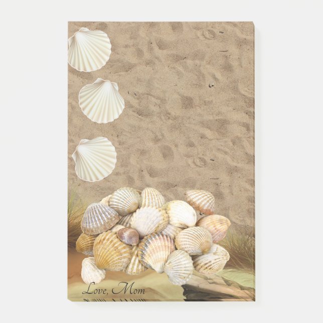 Notas Post-it® Post-it Notes Conchas de Playa Piedras de Playa (Anverso)