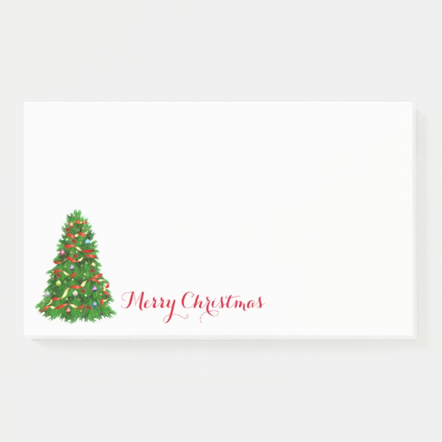Notas Post-it® Post-it-Notes de árbol de Navidad (Anverso)