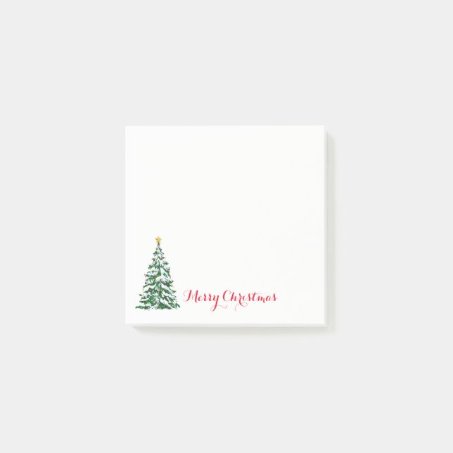 Notas Post-it® Post-it-Notes de árbol de Navidad (Anverso)