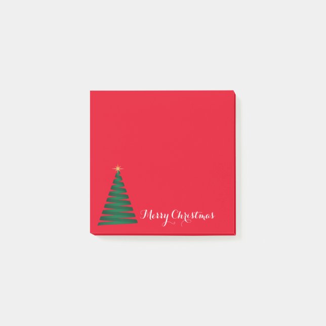 Notas Post-it® Post-it-Notes de árbol de Navidad (Anverso)