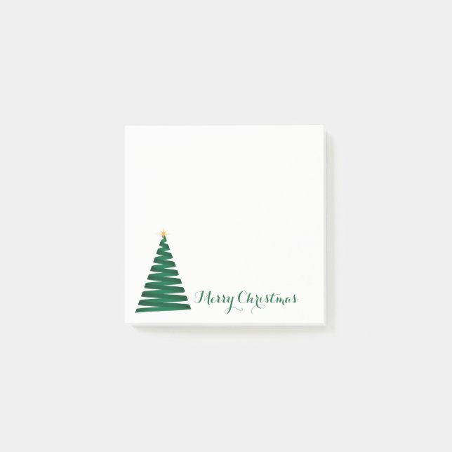 Notas Post-it® Post-it-Notes de árbol de Navidad (Anverso)