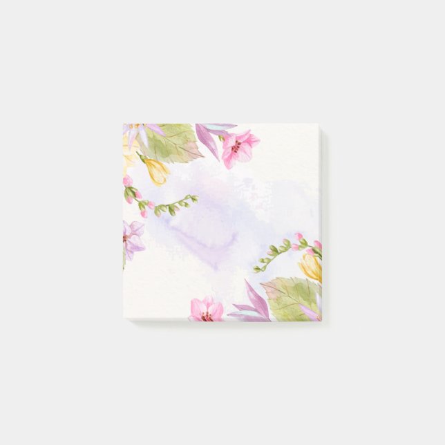 Notas Post-it® Post-it-Notes Floral (Anverso)