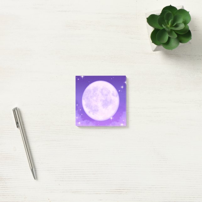 Notas Post-it® Post-it Notes Full Moon Purple Stationery (Oficina)