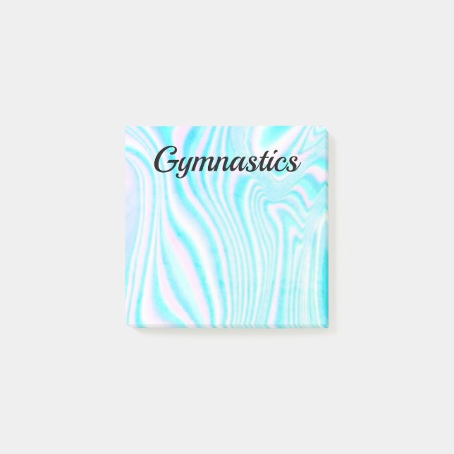 Notas Post-it® Post-it Notes Gymnastics Stationery (Anverso)