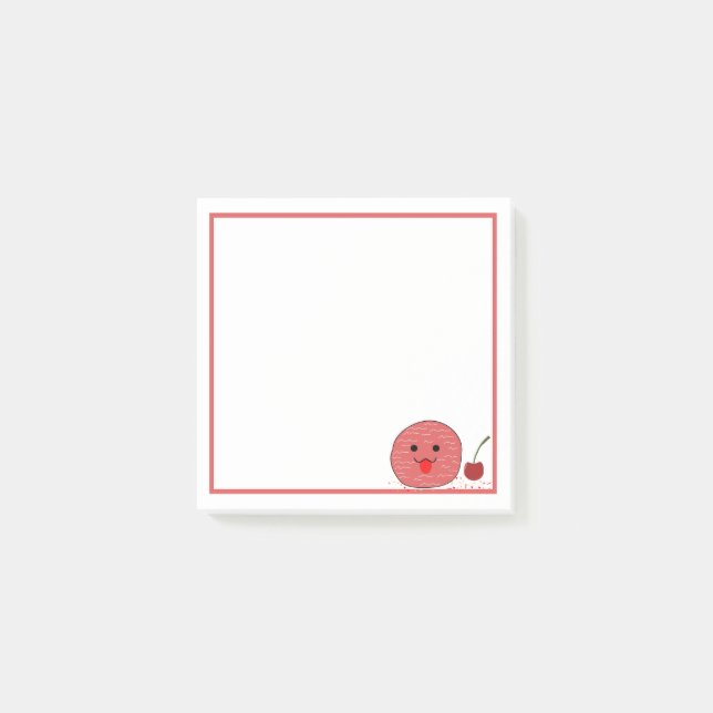 Notas Post-it® Post-it Notes | Helado lindo y cereza (Anverso)