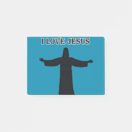 Notas Post-it® Post-It Notes i love jesus