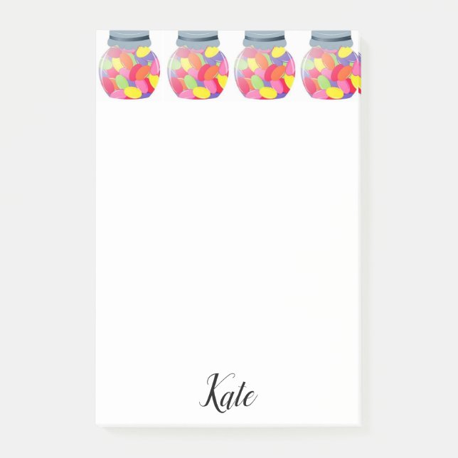 Notas Post-it® Post-it Notes Jellybeans (Anverso)