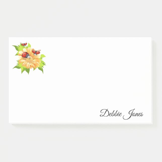 Notas Post-it® Post-it-Notes-Ladybugs (Anverso)