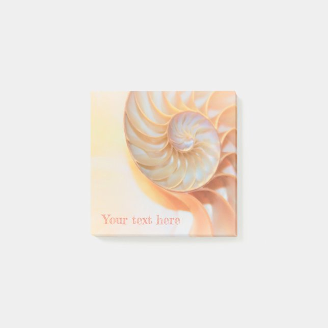 Notas Post-it® Post-it Notes nautilus shell (Anverso)