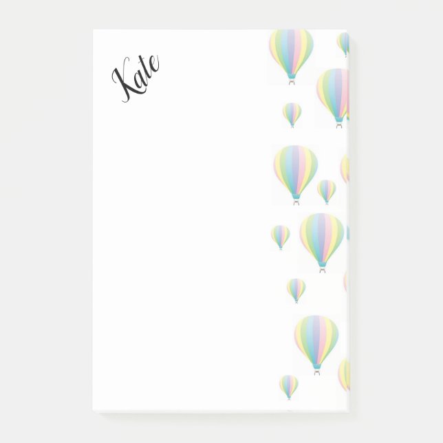 Notas Post-it® Post-it Notes Parachutes (Anverso)