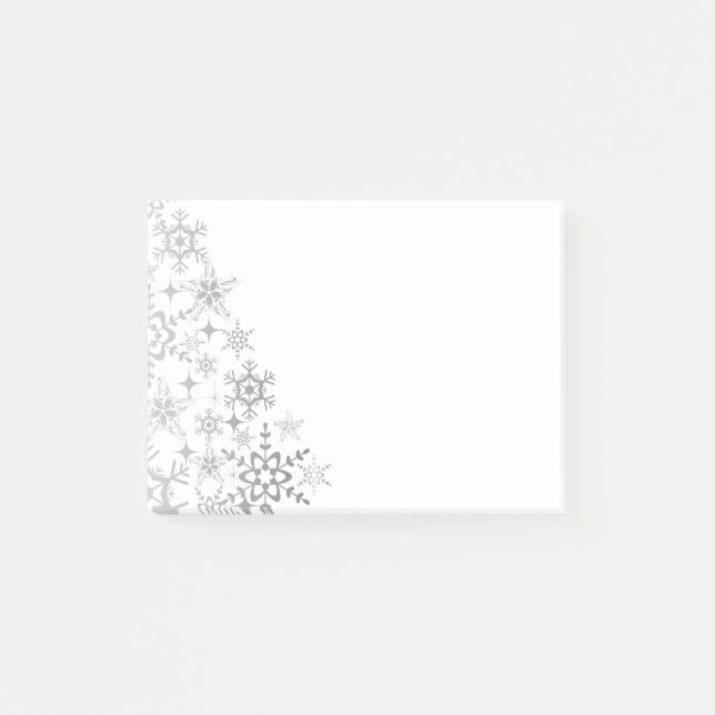 Notas Post-it® Post-it-Notes-Snowflakes (Anverso)
