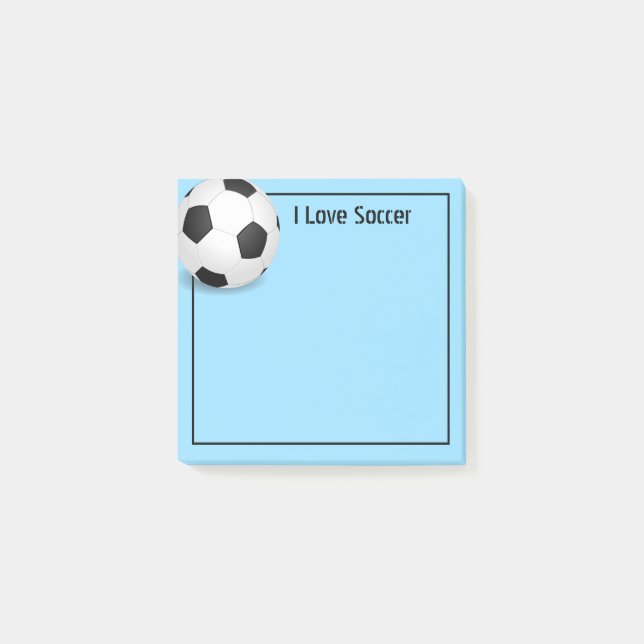 Notas Post-it® Post-it-Notes-Soccer Ball (Anverso)