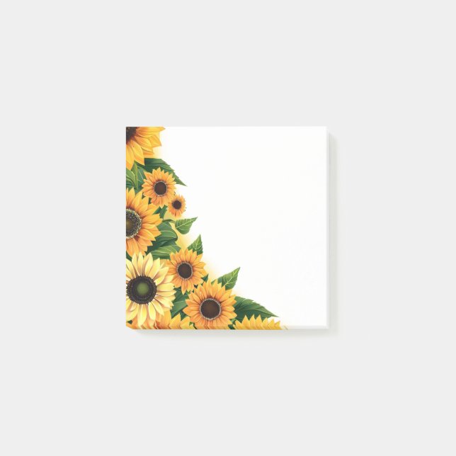 Notas Post-it® Post-it-Notes-Sunflowers (Anverso)