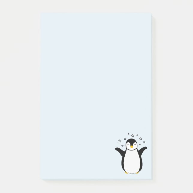 Notas Post-it® Post-it Notes with nice Penguin Baby (Anverso)