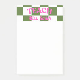 Notas Post-it® Post-it personalizable para maestros