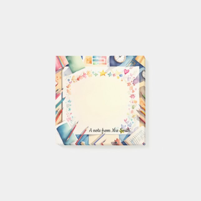 Notas Post-it® post-it pour professeur (Anverso)