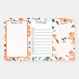 Notas Post-it® Post-it® To Do List Post-it®Original Floral
