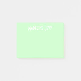 Notas Post-it® Post-it verdes personalizados personalizado con