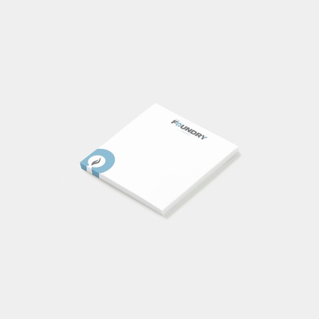 Notas Post-it® Post-Its de marca (En perspectiva)