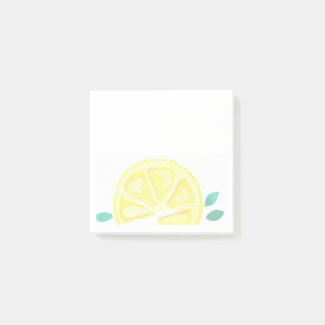 Notas Post-it® Post-its de Rodajas de Limón (Anverso)